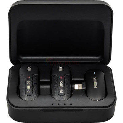 Micro không dây Wireless Lavalier Philips 2 Micro DLM9002 - iP - Hàng chính hãng
