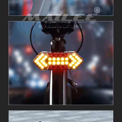 Đèn Xi Nhan Xe Đạp WR-2118 Điều Khiển Từ Xa, Sạc USB, dung lượng 600mAh, Chống Nước tiêu chuẩn IPX2, Đèn Hậu Độ Sáng Cao, Đèn Cảnh Báo An Toàn xe đạp, Năm Chế Độ sáng - Mai Lee