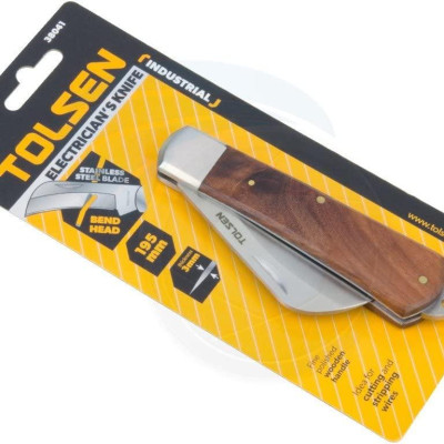 DAO THỢ ĐIỆN LƯỠI CONG 195mm TOLSEN 38041 - HÀNG CHÍNH HÃNG