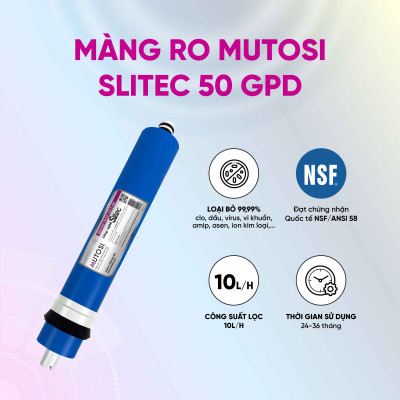 Màng lọc RO Mutosi SLITEC 50GPD - Hàng chính hãng