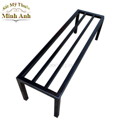 Kệ kê chậu cây Dài 70 cm. Rộng10-15- 20-25-cm. Cao 10-15-20-25cm. Hộp thép 16 x16mm. 2 nan phụ ( Hàng Chính Hãng )