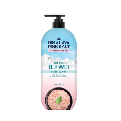 Sữa Tắm Muối Hồng Himalaya Tươi Mát Và Sảng Khoái Refresh & Clarify 800g