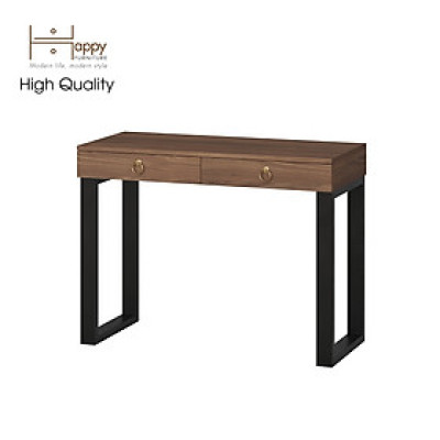 [Happy Home Furniture] WESLEY, Bàn trang điểm chân sắt - 2 ngăn kéo,  100cm x 45cm x 75cm ( DxRxC), BAN_011