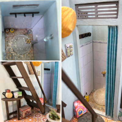 MÔ HÌNH TỰ LẮP RÁP DIY NHÀ SÀI GÒN XƯA - BẾP CỦA MẸ - TX02