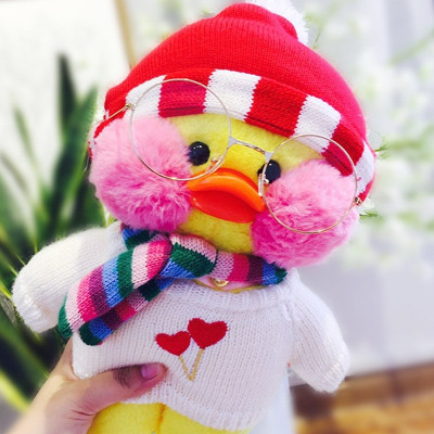 Gấu Bông Vịt Má Hồng Môi Tều 30cm Siêu Cưng
