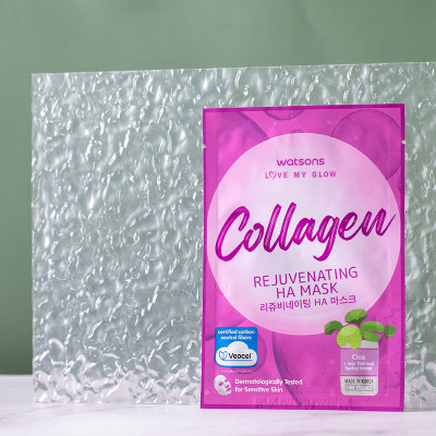 Mặt Nạ Watsons Love My Glow Collagen Rejuvenating HA Mask 21ml