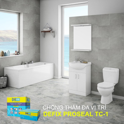 Chất chống thấm 2 thành phần DEFIX PROSEAL TC-1, chống thấm sàn