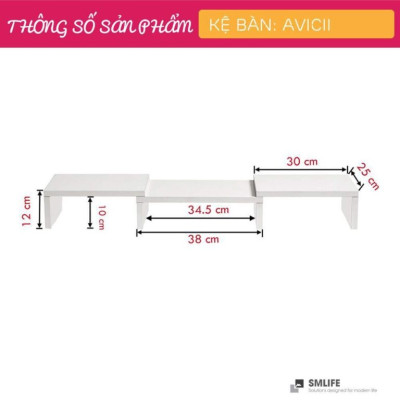 Kệ sách gỗ để bàn kệ sách mini SMLIFE Avicii