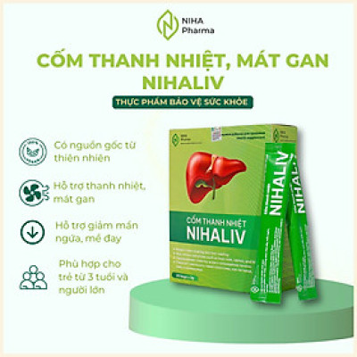 Cốm thanh nhiệt NIHALIV (20 Gói)