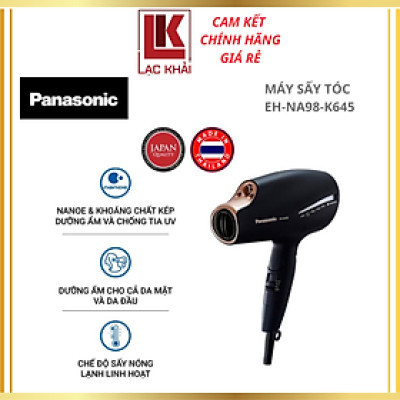 Máy Sấy Tóc Nanoe Panasonic EH-NA98-K645 - 1800W - Đen nhám - Hàng chính hãng