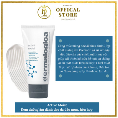 Kem dưỡng da dành cho da dầu Dermalogica Active Moist 100ml