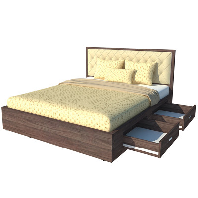Giường ngủ 2 hộc kéo Tundo 160cm x 200cm