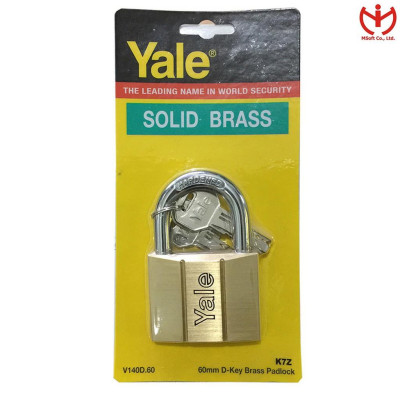 Ổ khóa Yale V140D.60 thân đồng thau 60mm 3 chìa vi tính - MSOFT
