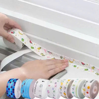Băng Dính Dán Mép Tường Chống Thấm, Cuộn Băng Keo Dán Viền Bồn Rửa Chén & Chậu Rửa Bát - HÀNG CHÍNH HÃNG MINIIN