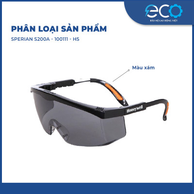 Kính bảo hộ chống bụi, Chống tia UV Sperian S200A cản bụi khi đi ngoài đường