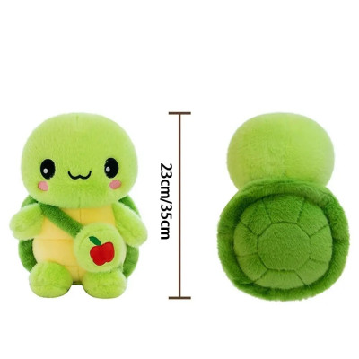 Thú nhồi bông con rùa đeo balo đáng yêu - Size 22cm - Quà tặng gấu bông rùa êm mịn cho bé.