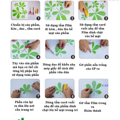 Decal dán tường, cửa kính chữ WELCOME SWEET HOME tươi vui và tràn đầy sức sống