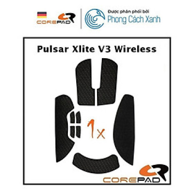 Bộ grip tape Corepad Soft Grips Pulsar XLITE V3 Wireless / Pulsar XLITE V3 eS Wireless - Hàng Chính Hãng