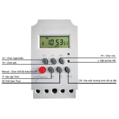 CÔNG TẮC HẸN GIỜ KỸ THUẬT SỐ KAWASAN MODEL KW-TS17C