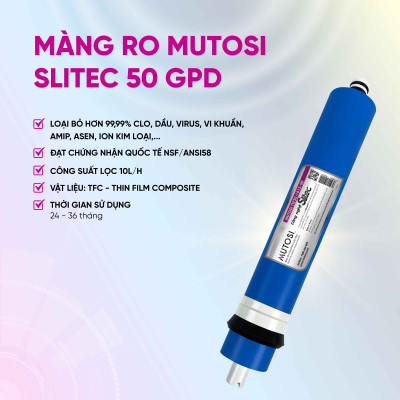 Màng lọc RO Mutosi SLITEC 50GPD - Hàng chính hãng