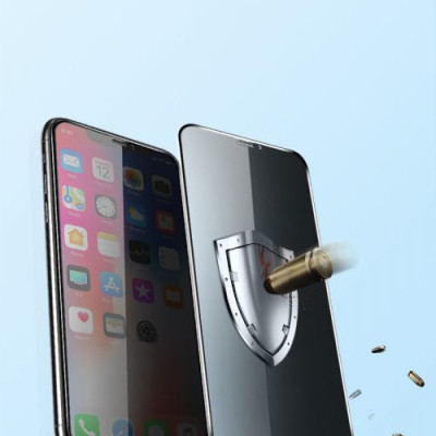 Kính cường lực dành cho iPhone X/Xs Full HD MIPOW KING BULL chống nhìn trộm - Hàng chính hãng