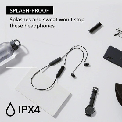 Tai Nghe Nhét Tai Bluetooth Chống Nước Sony WI-C100 - hàng chính hãng