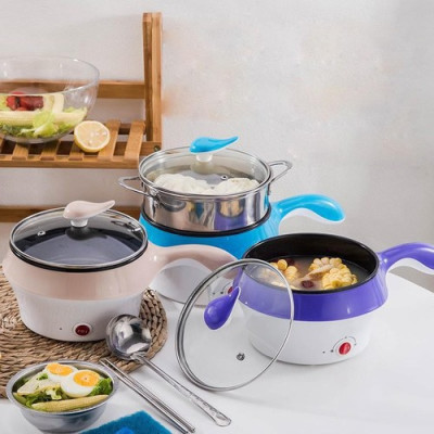 (Loại Tốt) Ca Nấu Mì - Lẩu Điện Mini Nhỏ Gọn 2 Tầng KhoNCC Hàng Chính Hãng - Phù Hợp Sinh Viên Công Nhân 1-2 Người - NLM-CNM2T (Nhiều Màu)