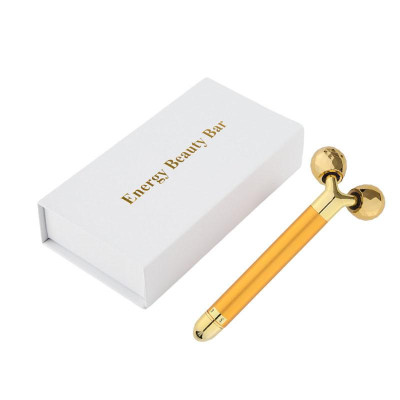 Máy massage mặt 2 bi lăn, cây lăn mặt nâng cơ trẻ hóa làn da, chống nhăn chống nếp (có hàng sẵn) Loại I (Đã có Sẵn Pin)