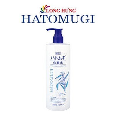 Nước hoa hồng Kumano Reihaku Hatomugi Lotion giúp dưỡng ẩm và làm sáng da (500ml) - Hàng chính hãng