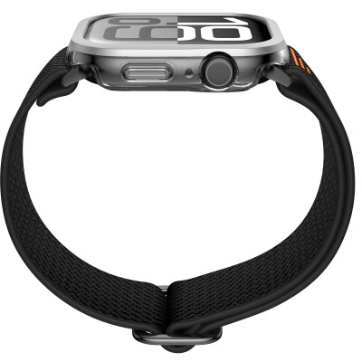 Ốp Case PC Trong Suốt Viền Màu cho Apple Watch Series 10 Size 42mm/46mm - Hàng Chính Hãng