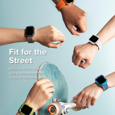 Ốp dành cho Apple Watch 9/8/7 45mm RINGKE Fusion Bumper - Hàng Chính Hãng