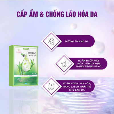 Combo 5 Mặt nạ tre và 5 Mặt nạ sinh học dừa BESKINATY Hàn Quốc cấp ẩm làm dịu da