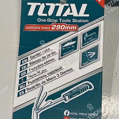 CÂY CÀO LÀM VƯỜN 290MM TOTAL THGT979K - HÀNG CHÍNH HÃNG