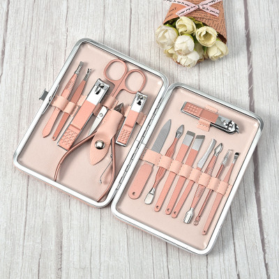 Bộ Bấm Móng Tay 16 Món Cao Cấp Nhỏ Gọn , Kìm Cắt Móng Tay Chân Làm Nail Kèm Hộp Đựng Sang Trọng
