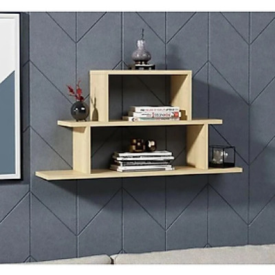 Kệ Gỗ Trang Trí Treo Tường 3 Tầng Tundo CTKT514 KT 90 x 48 x 20cm