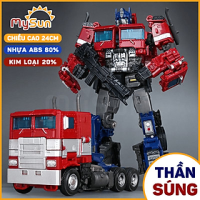 Mô hình đồ chơi robot biến hình xe ô tô cho bé trai đồ chơi rô bốt biến hình kim loại