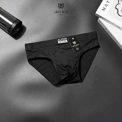 Quần lót nam, quần sịp nam cao cấp ALPHA MAN chất thun lạnh kháng khuẩn co giãn 4 chiều mềm mịn thoáng khí thấm hút mồ hôi - ARES SHOP