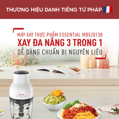 Máy xay thịt Tefal 3 In 1 MB520138 - Hàng chính hãng