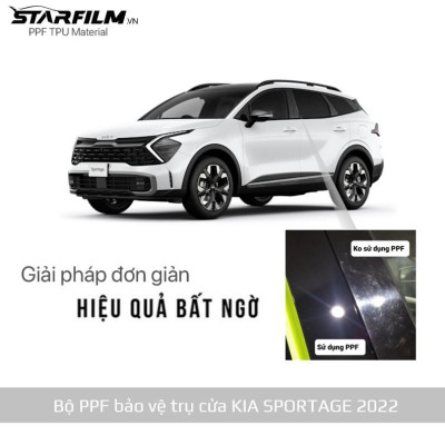 SPORTAGE 2022 PPF TPU Trụ bóng chống xước tự hồi phục STARFILM