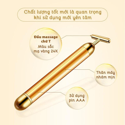 Máy massage mặt cầm tay mini làm thon gọn khuôn mặt, tạo hình V-line, massage Loại Xịn Có sẵn Pin chống thấm nước