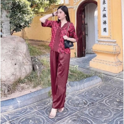 Đồ Lam Đi Chùa# Bà Lai Vải Cao Cấp Siêu Mát # Quần Áo Nữ # Đồ Bộ Nữ