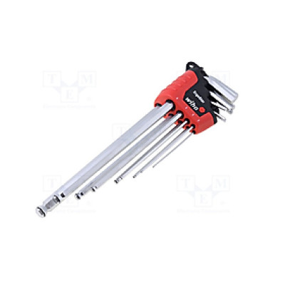 Bộ lục giác đầu bi 9 chi tiết Wiha 37351 hệ mét (mã 43851 không hộp)