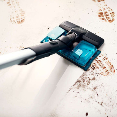 Máy Hút Bụi Không Dây Có Cán vừa hút vừa lau Philips FC6728 - Hàng Chính Hãng