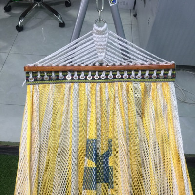 Võng lưới căng kim dày số 9 gỗ 50 in sọc,in họa tiết