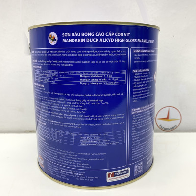 Sơn dầu cao cấp TOA Con Vịt màu Đỏ MD 336 _ 3L
