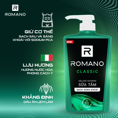 Sữa Tắm Romano Classic 650g