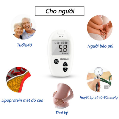 Combo 50 Que Thử Đường Huyết Safe-Accu & 50 Kim Chích Máu Chuẩn Chính Hãng Sinocare, Date Xa