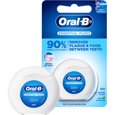 Chỉ nha khoa Oral-B Essential Floss (50m) - Hàng chính hãng