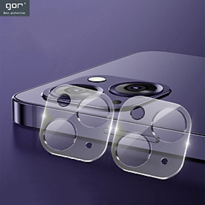 Miếng Dán Kính Cường Lực Camera chống trầy GOR cho iPhone 14 / 14 Plus / 14 Pro / 14 Pro Max (Bộ 2 Miếng) - Hàng Nhập Khẩu