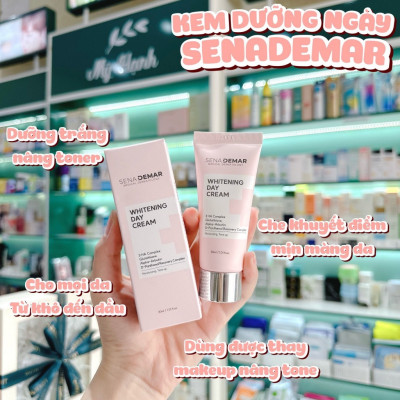 Kem dưỡng mặt ban ngày SENADEMAR nâng tone phục hồi dưỡng ẩm 50ml hạn 2027